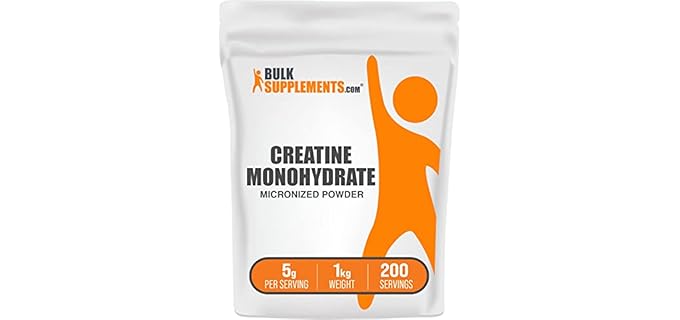 BulkSupplements.com Creatine Monohydrate Powder  -  Micronized Creatine Powder