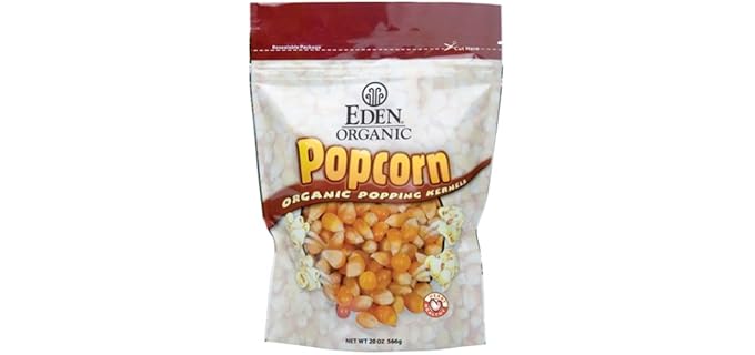 Eden Organic Yellow Popcorn - 20-Ounce Pouches (Pack of 12)